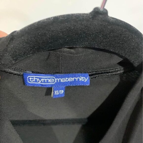 THYME maternity tank top. Black. Size XS. Poly/spandex blend. Flattering - Picture 7 of 7